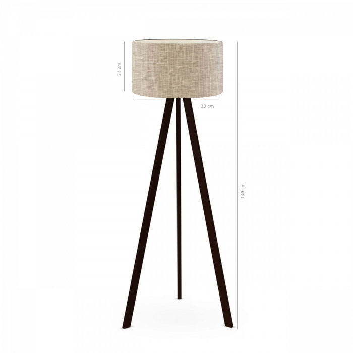 Opviq Lámpara de Pie AYD-2809 Beige Opviq Lámpara de Pie AYD-2809 Beige